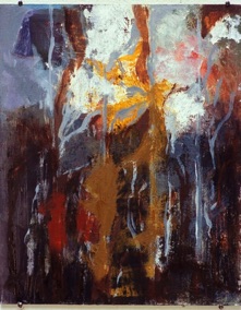 Antegning III, olje 2004, 27x22, foto Ola Røe Antegning III, olje 2004, 27x22, foto Ola Røe